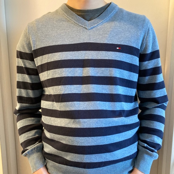 Blue striped Tommy Hilfiger sweater - Picture 2 of 6